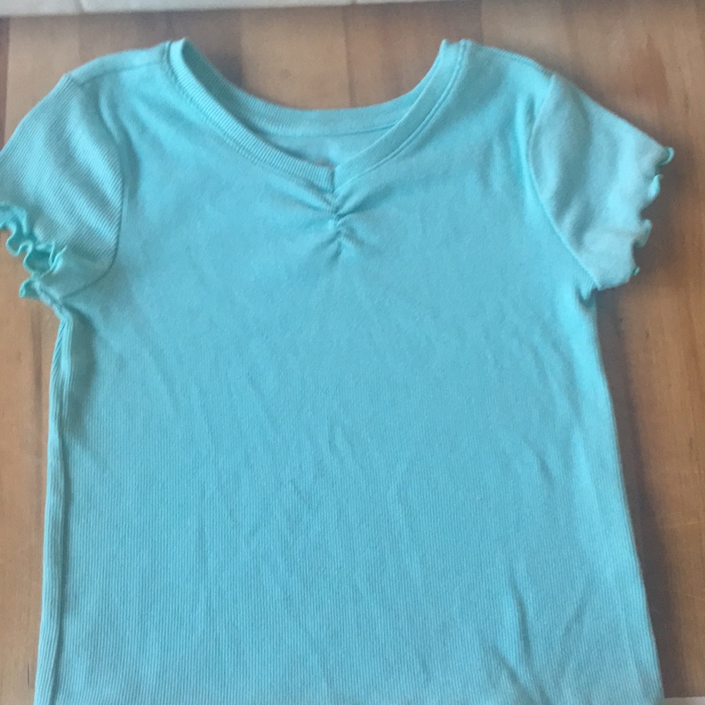 Turquoise v-neck